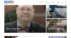 Desktop Screenshot of gospelreformation.net